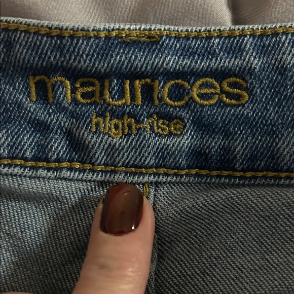 Maurices High-Rise Blue Denim jeans size 10 - Picture 2 of 7
